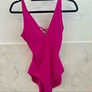 TA3 Plungey Swimsuit Pink Size S Viral Sensation